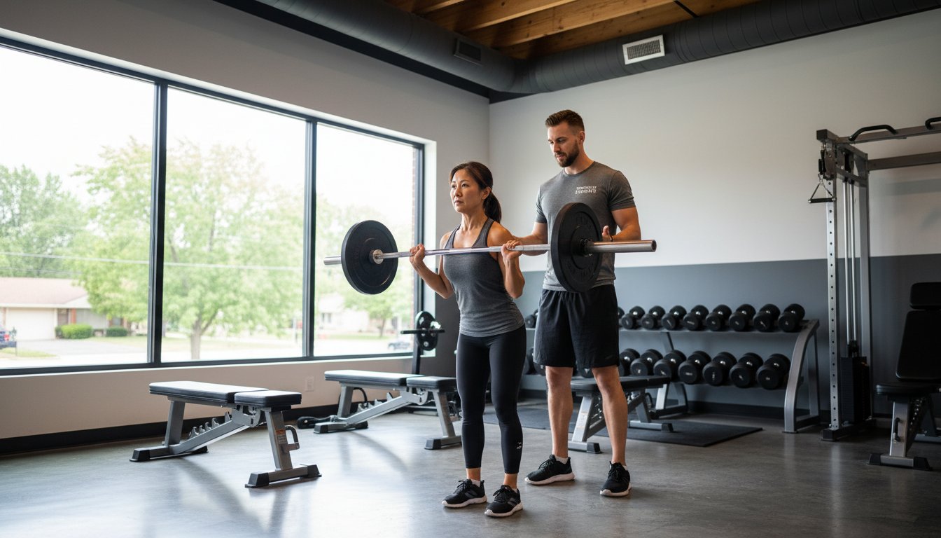 Personal Trainer Weight Lifting in Naperville: Private vs. Public Gym Coaching