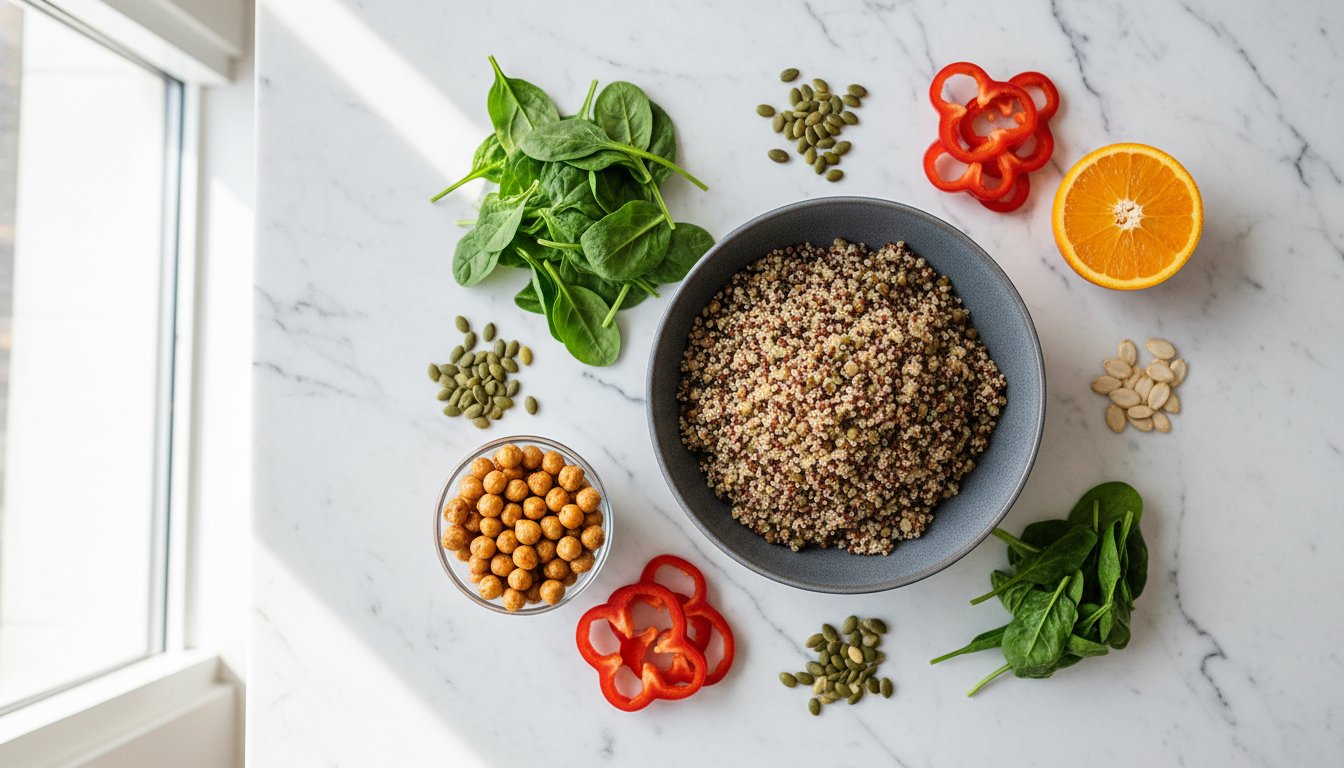 The Definitive List of Foods Containing Iron for Vegetarians: A Ph.D.-Led Nutrition Guide